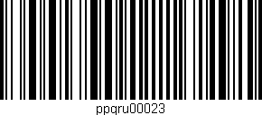 Código de barras (EAN, GTIN, SKU, ISBN): 'ppgru00023'