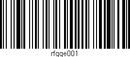 Código de barras (EAN, GTIN, SKU, ISBN): 'rfgge001'