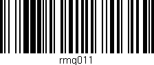 Código de barras (EAN, GTIN, SKU, ISBN): 'rmg011'