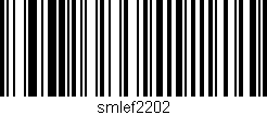 Código de barras (EAN, GTIN, SKU, ISBN): 'smlef2202'