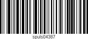 Código de barras (EAN, GTIN, SKU, ISBN): 'spuls04387'