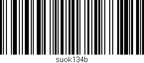 Código de barras (EAN, GTIN, SKU, ISBN): 'suok134b'