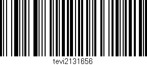 Código de barras (EAN, GTIN, SKU, ISBN): 'tevi2131656'