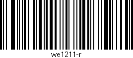 Código de barras (EAN, GTIN, SKU, ISBN): 'we1211-r'