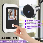 3 polegadas Inteligente LCD Olho Mágico Vídeo Porta Olho Câmera Campainha Visual 120 ° Grande Angular