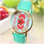2014 novo design relógios de quartzo vestir relógios para meninas pulseira de couro