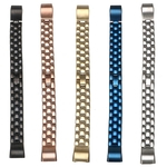 2017 14mm pulseiras de relógio de metal de aço inoxidável pulseiras de substituição pulseira para fitbit alta inteligente pulseiras acessórios