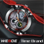 2017 Nova OHSEN Reloj Luxo Marca Backlight Digital Display Data Cronómetro alarme impermeável Sports relógios para homens