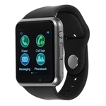 2019 A1 Bluetooth Smart Watch Smart Tracker Relógio Impermeável Do Telefone Preto