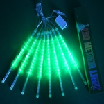 30CM Waterproof Meteor Outdoor chuveiro de chuva 8 tubos de LED Luzes Cordas para o partido do casamento do Natal Decoração 110-240V Regulamento britânica