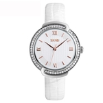 30M Waterproof Diamond Watch Women Leather Strap Quartz Watch Gift