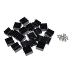 20x 24x16-25mm Mosfet Dissipador De Calor De Alumínio 7805 Transistor Dissipador De Calor Radiador