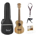 21/24 / 26inch viagem Ukulele Zebra Madeira Tenor Fina Hawaii Corpo Instrumento Musical guitarra para Ukulele de arranque Miúdos Estudante e Adultos