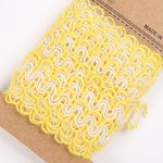 1,5 centímetros colorido Lace Webbing Fita Out oco para DIY Craft Packing Decoração