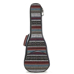 21 23 26 Estilo Nacional Inch Canvas Ukulele leva o saco de algodão acolchoado Caso Strap Duplo para Ukulele guitarra