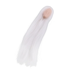 1/6 Masculino Bjd Boneca Cabeça De Cabelo Branco Esculpir Bola Articulada Boneca Corpo Partes #2