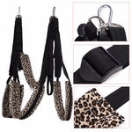 1 pcs Nylon Adulto Algemas de Perna de Leopardo Restrição de Algemas Sexo Roleplay Adultos Jogo de Móveis Móveis Balanço de Sexo Pendurado Para Casais