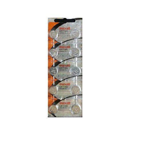 10 Baterias Pilha Maxell Lr 1130 Bateria Relogio Original