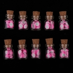 10 Peças Modelo De Frascos Em Miniatura Para 1/12 Decoração De Casa De Bonecas-pitaya Chips
