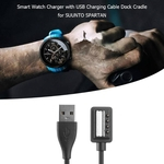 100cm 5V USB Charging Cable Clip Berço Carregador Para Suunto Spartan 9 Smart Watch