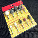 10pcs / Set 6mm Manipulados Moer A Cabeça Polimento Flint Manicure Tool Set