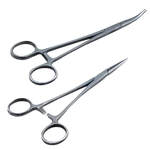 14-18CM hemostáticas Pinça Tesoura Hemostat Artéria Surgical Cupping Grampos Pet Pena Escolher Clipes