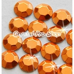 14400 pedaços de laranja 10SS 3mm SS10 facetada Hotfix Rhinestuds ferro em Rodada Beads Metal de alumínio Art DIY (u3m-Orange-100 gr)
