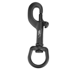 316 inoxidável SteelHook Swivel Eye snap Parafuso Kit Scuba Diving Acessório (90mm, Black)