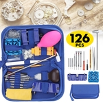 126pcs Relógio Kit de ferramentas de reparo Relojoeiro Pin Pin Bask Case Remover Opener Ball