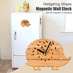 16cm Cute Animal Shape Relógio de parede magnético Suspensão de geladeira para casa