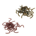 17pcs 10 centímetros macio Simulação Worms artificiais iscas de pesca