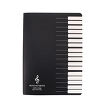 18 Folhas De Música Practice Notebook Piano Violino Livro Universal Cinco-line Notebook Padrão Aleatório