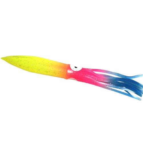 18cm14g Octopus suave Bait colorido para Sea Água Doce