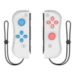 1pair sem fio do jogo Bluetooth Handle Alegria Contras Gaming Controller Gamepad Para Nintend Mudar NS Console Joycon com alça de pulso