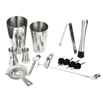 13pcs Cocktail Shaker Set Criador Mixer Spirits Muddler Bar Filtro Jigger