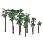 12pcs sério jogo modelo palmeiras ferroviária warhammer cenário plástico árvore