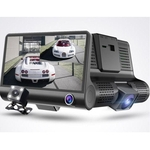 4 "Dashcam Car Inside Outside 3 High Definition Camera Front Rear 3 Recording Reversing Camera