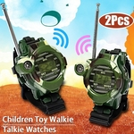 2/4 Pcs Crianças Brinquedos Infantis Presente Jogos Ao Ar Livre Walkie Talkie Meninas Meninos Relógios Interphone Presente De Natal