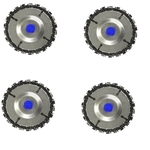 4 Pçs/set ''Cortador De Escultura Em Madeira Do Disco Para 4 4-1/2" Moedor De Ângulo De Aço 5/8"