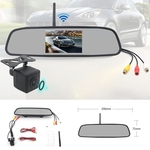 4.3 inches 2.4G Wireless Visual Astern Rearview Mirror Wireless Camera System