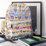 Mochila Emoji Nylon 42cm