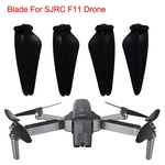 4pc Spare Parts CW & CCW h¨¦lice lamina Para SJRC F11 GPS RC Quadrotor Drone