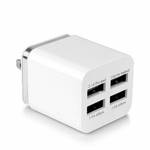 5.1A carregador USB Power Adapter parede 4 portas Travel Charger Cube Bloco