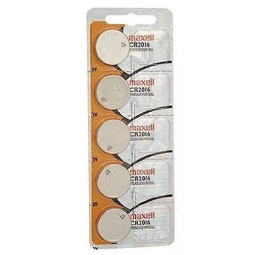 5 Baterias Maxell Cr 2016 Bateria Original Relogio