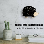 25 cm Forma Animal Relógio de Parede Decoração de Casa Porta Do Quarto de Escritório Pendurado Mesa Horologe Temporizador Relógio Relógios de Parede Ornamentos