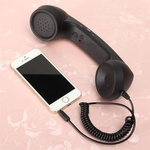 3,5 milímetros Universal Telefone Telefone prova de radiação Receptores Celular Fone clássico Headphone MIC Microfone