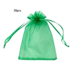 50pcs Organza de jóias de Casamento Caixa Drawable Candy Bag Bolsa