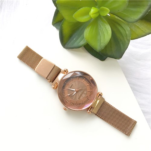 5987A- Relógio Elegance Rosé (Pulseira Imã)