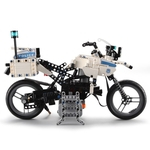 539pcs CADA City Police Patrol motocicleta modelo DIY Blocos Tijolos Motorbike Educacional Monte Toys Kid Presente de aniversário