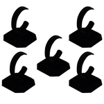 5pcs Black Velvet Watch Bracelet Jewelry Showcase Display Stand Holder Rack